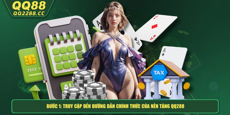 Rút Tiền QQ288 - Dễ Dàng, Nhanh Gọn Và Bảo Mật Tuyệt Đối Bước 1: Truy cập đến đường dẫn chính thức của nền tảng QQ288