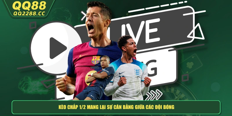 Kèo Chấp 1/2 - Giải Mã Bí Mật Cửa Cược Hấp Dẫn Cùng QQ288 Kèo chấp 1/2 mang lại sự cân bằng giữa các đội bóng